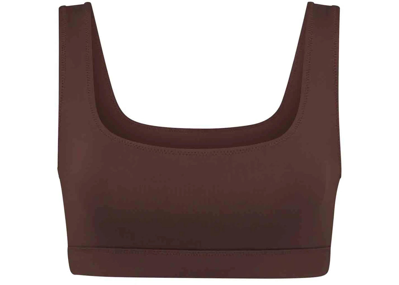 SKIMS Swim Tank Bikini Top Cocoa