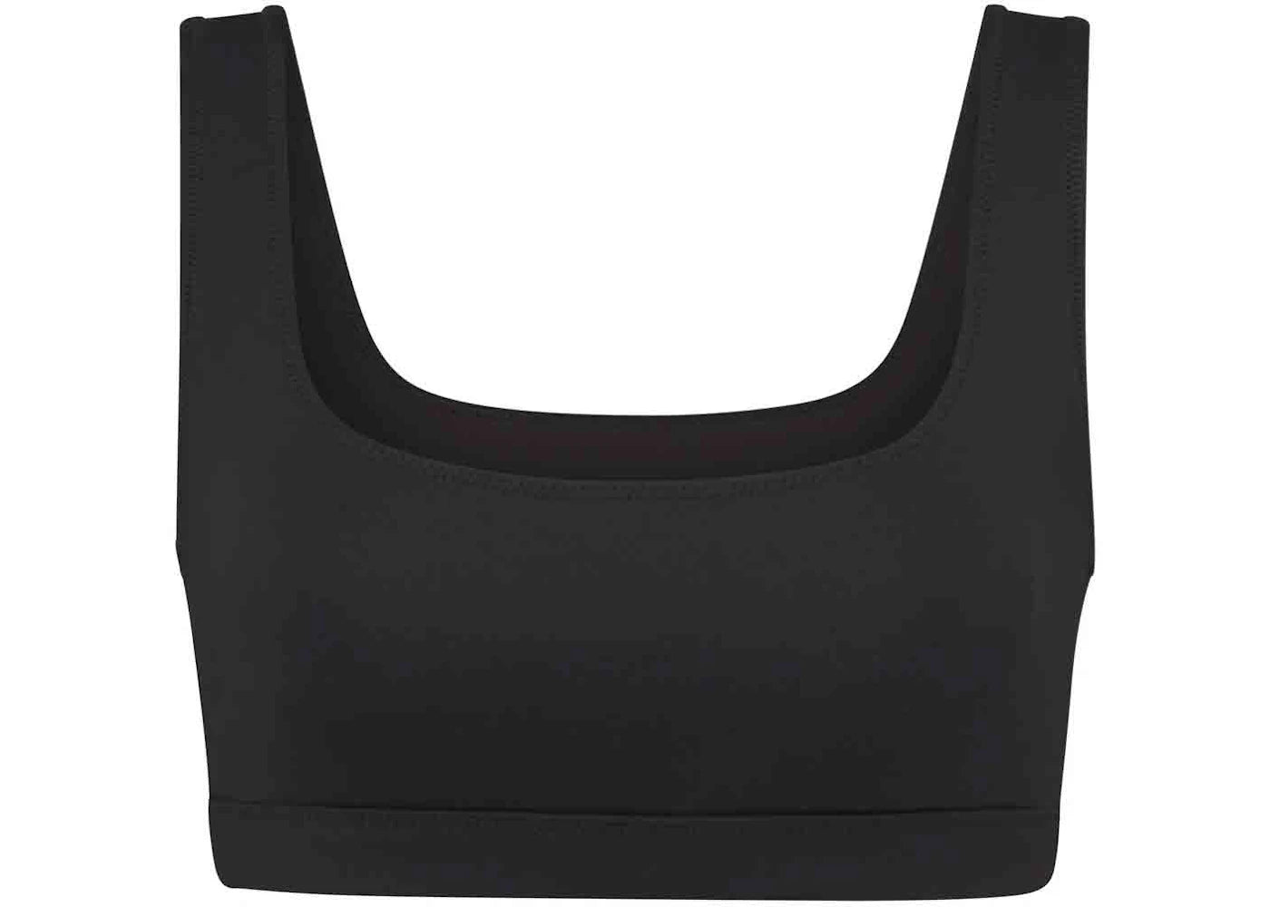 SKIMS Swim Tank Bikini Top Onyx