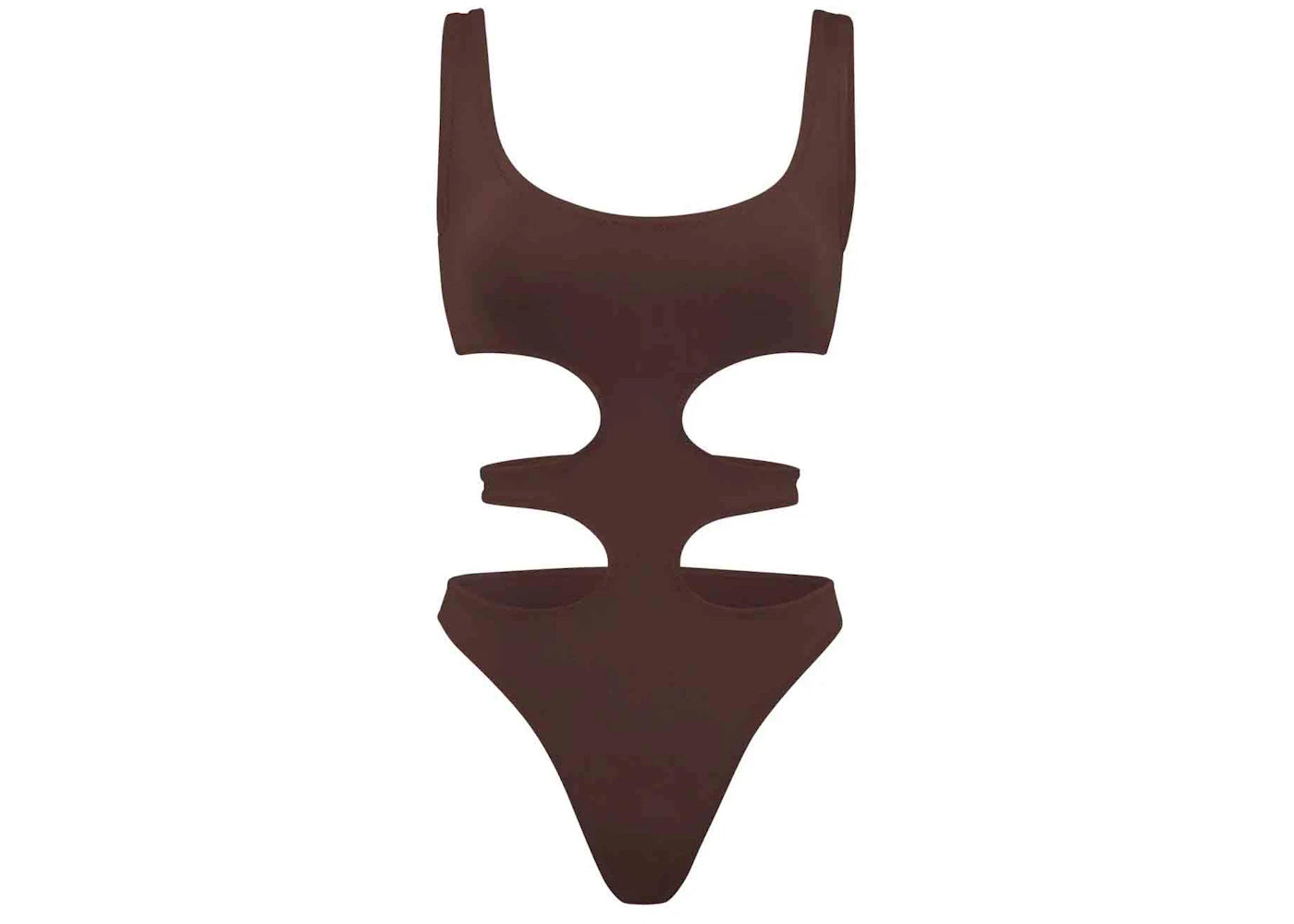 SKIMS Swim Tank Monokini Cocoa