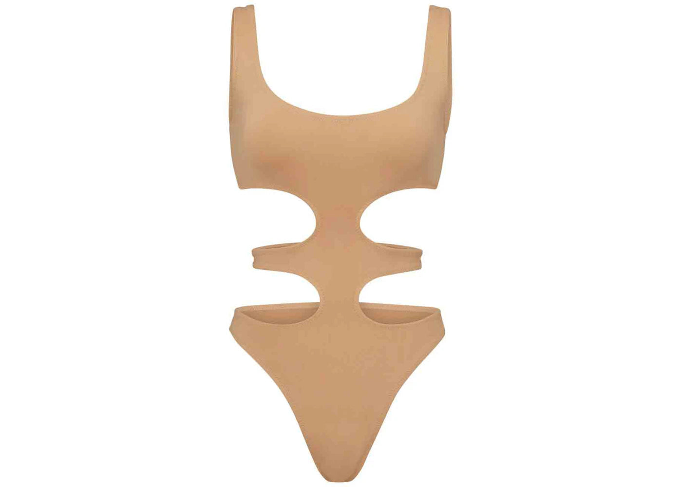SKIMS Swim Tank Monokini Ochre