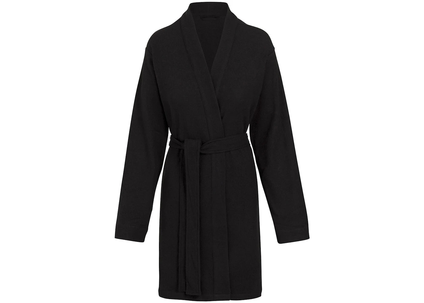 SKIMS Waffle Robe Onyx