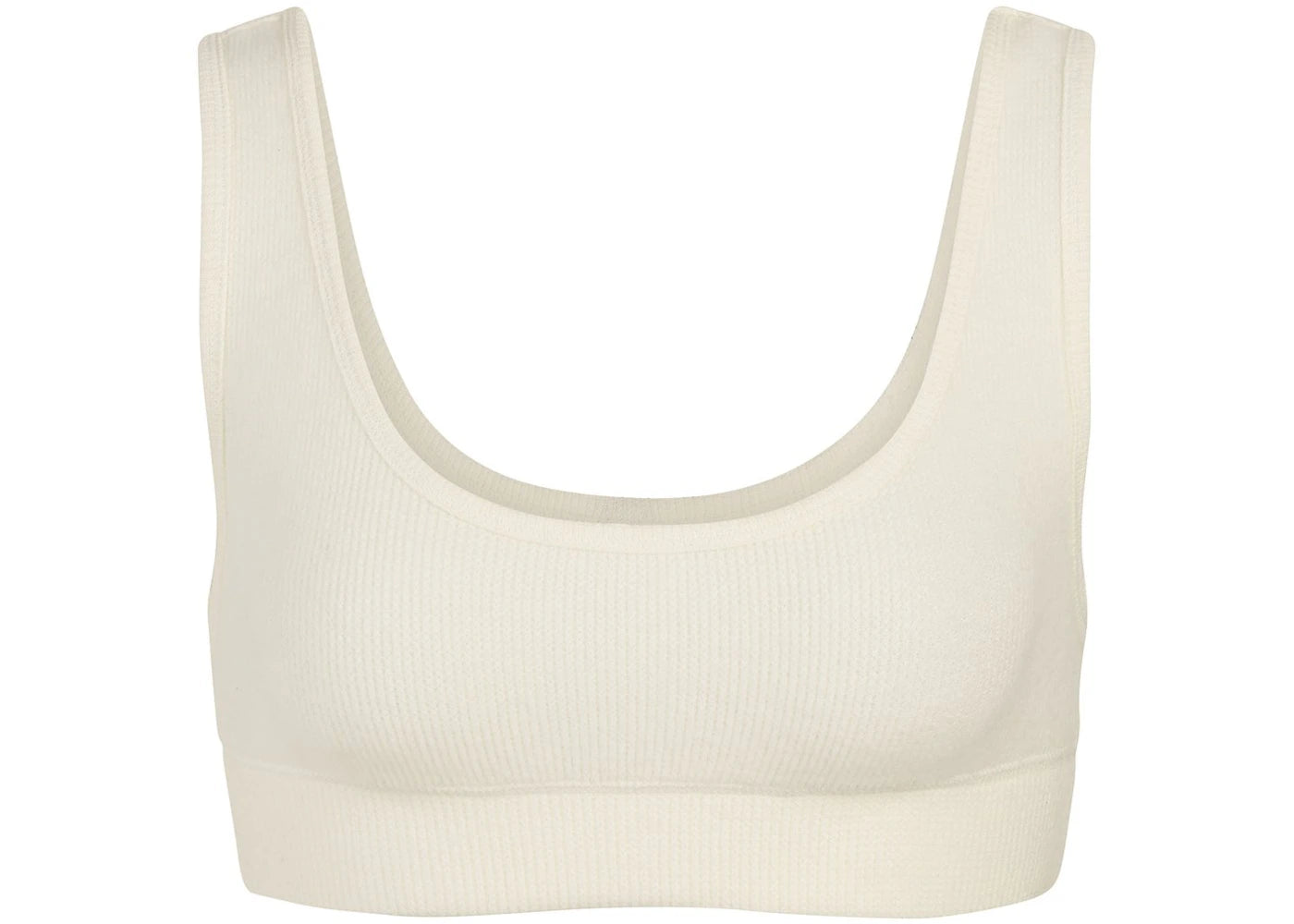 SKIMS Waffle Scoop Bra Bone