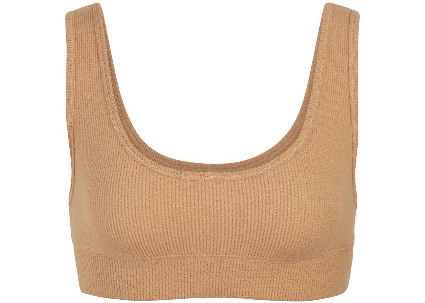 SKIMS Waffle Scoop Bra Ochre
