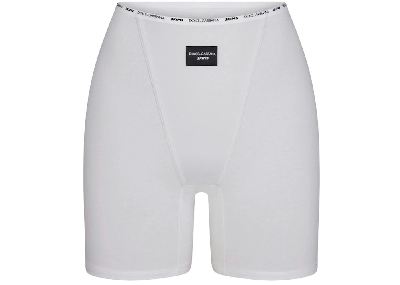SKIMS x Dolce&Gabbana Cotton Jersey Boxer Snow