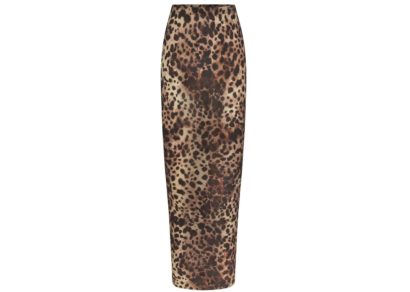 SKIMS x Dolce&Gabbana Milky Sheer Long Skirt Leopard