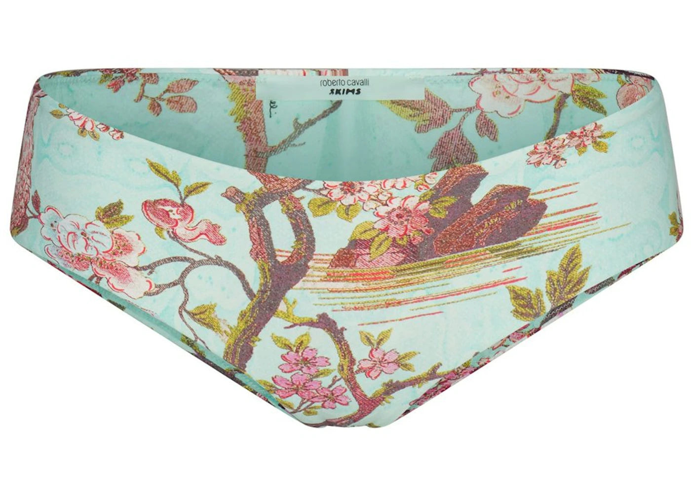 SKIMS x Roberto Cavalli Hipster Bikini Bottom Fagianella Print