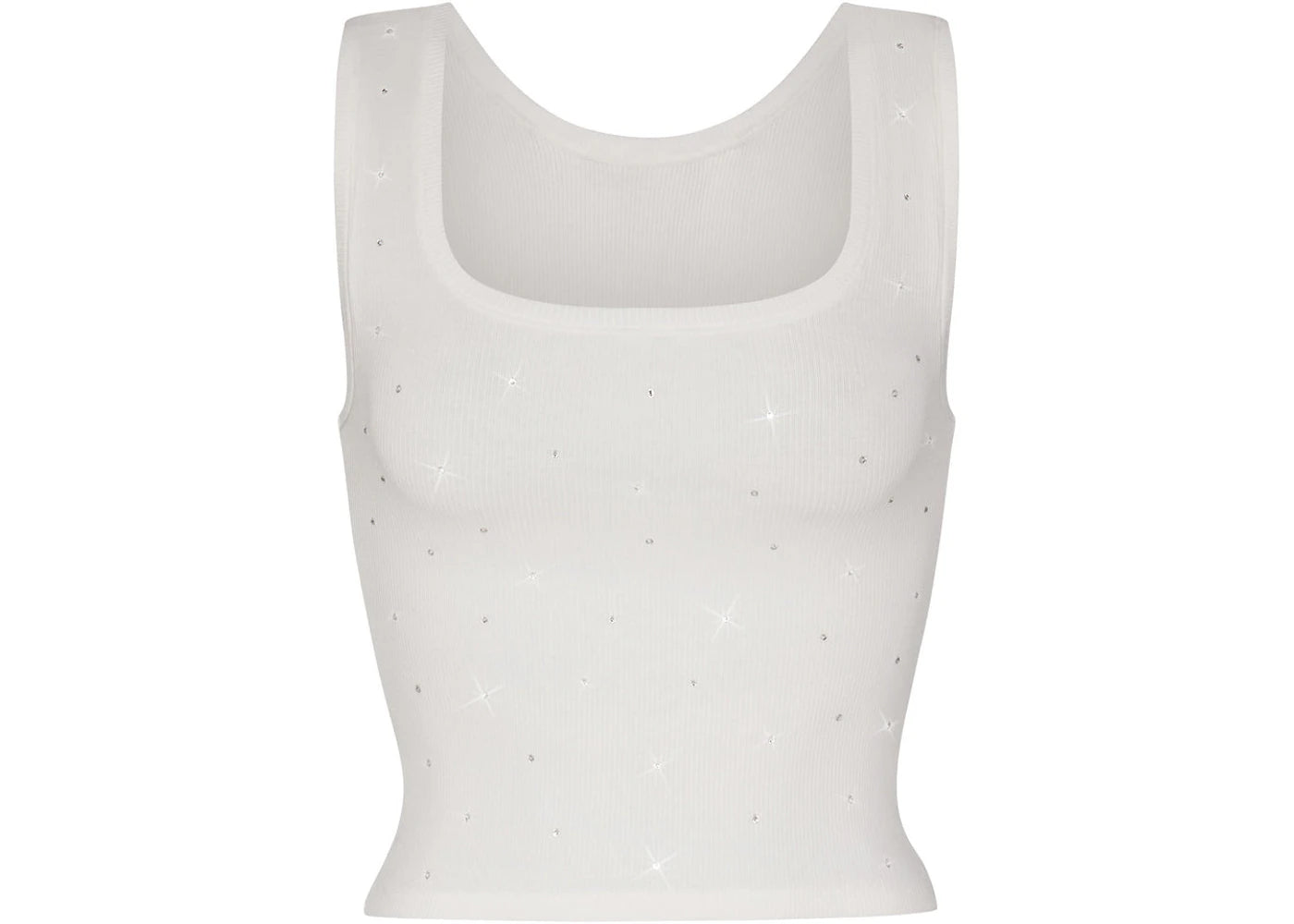 SKIMS x Swarovski Cotton Rib Tank Marble
