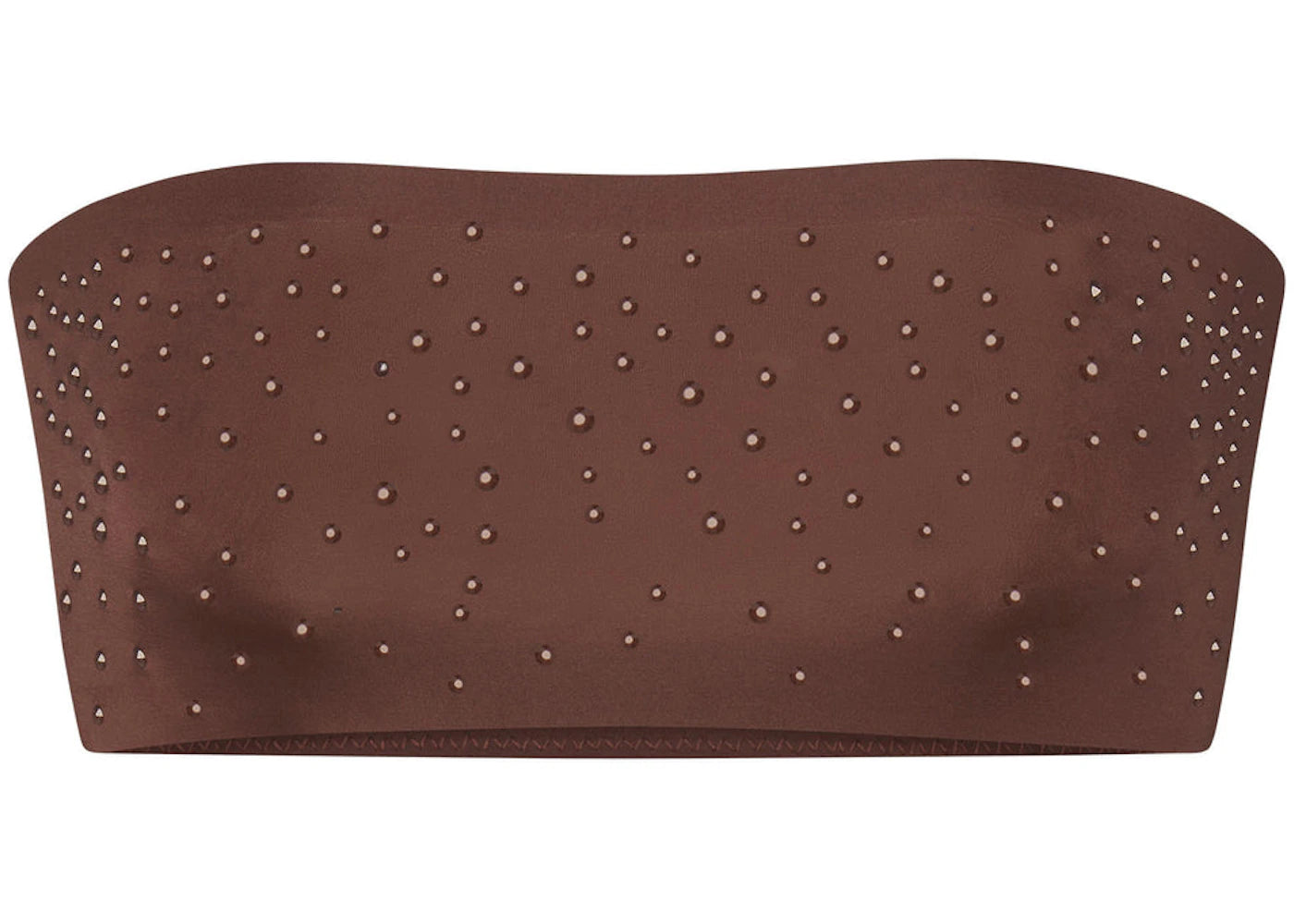 SKIMS x Swarovski Jelly Sheer Bandeau Cocoa