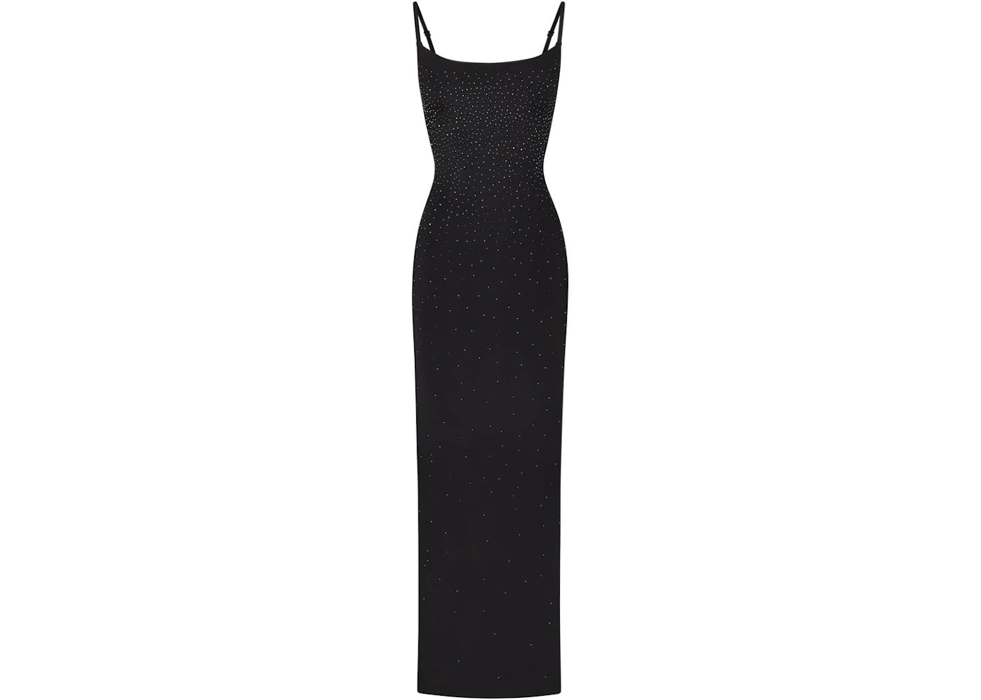SKIMS x Swarovski Jelly Sheer Cami Long Dress Onyx