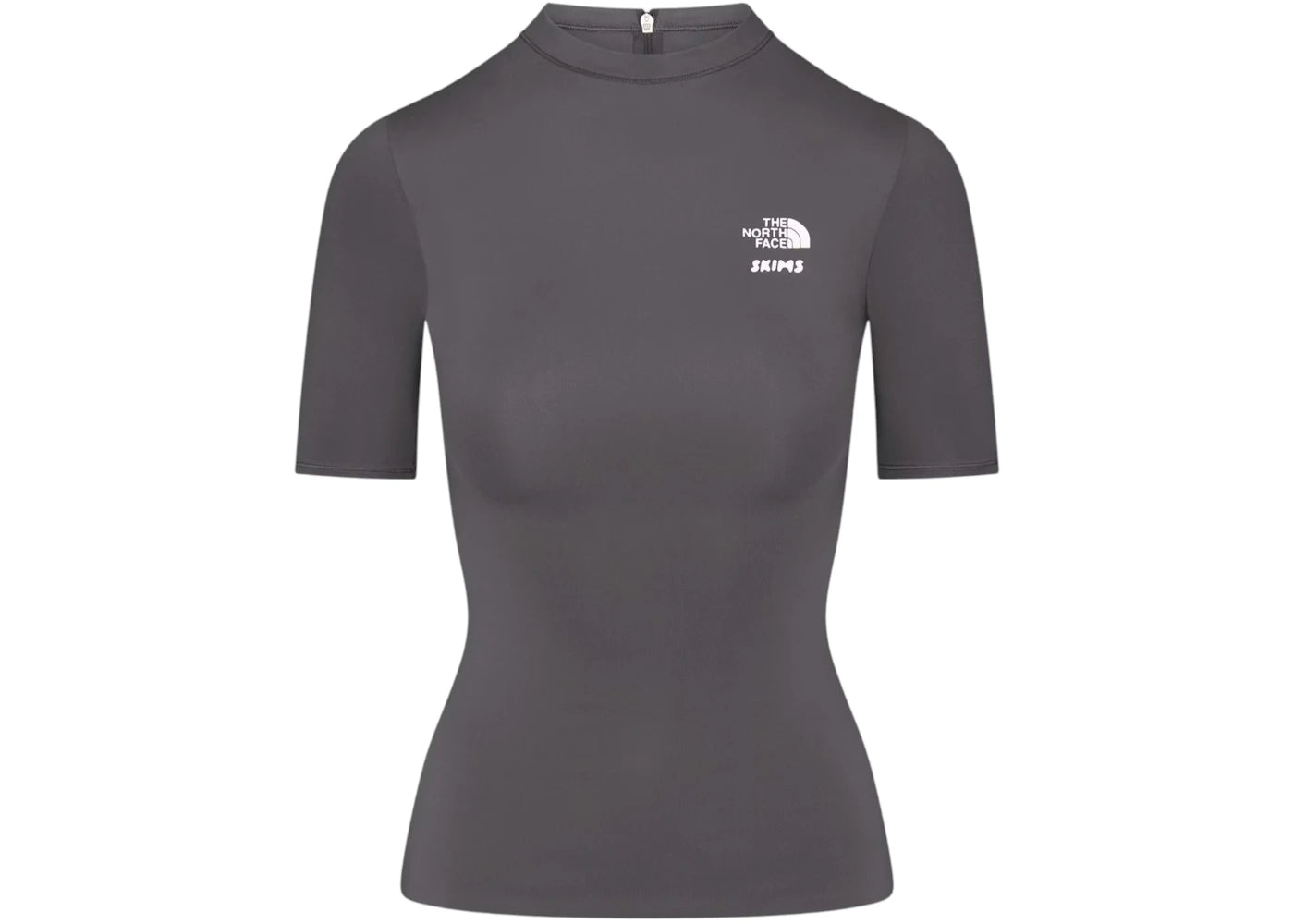 SKIMS x The North Face Refina Short Sleeve Top Gunmetal