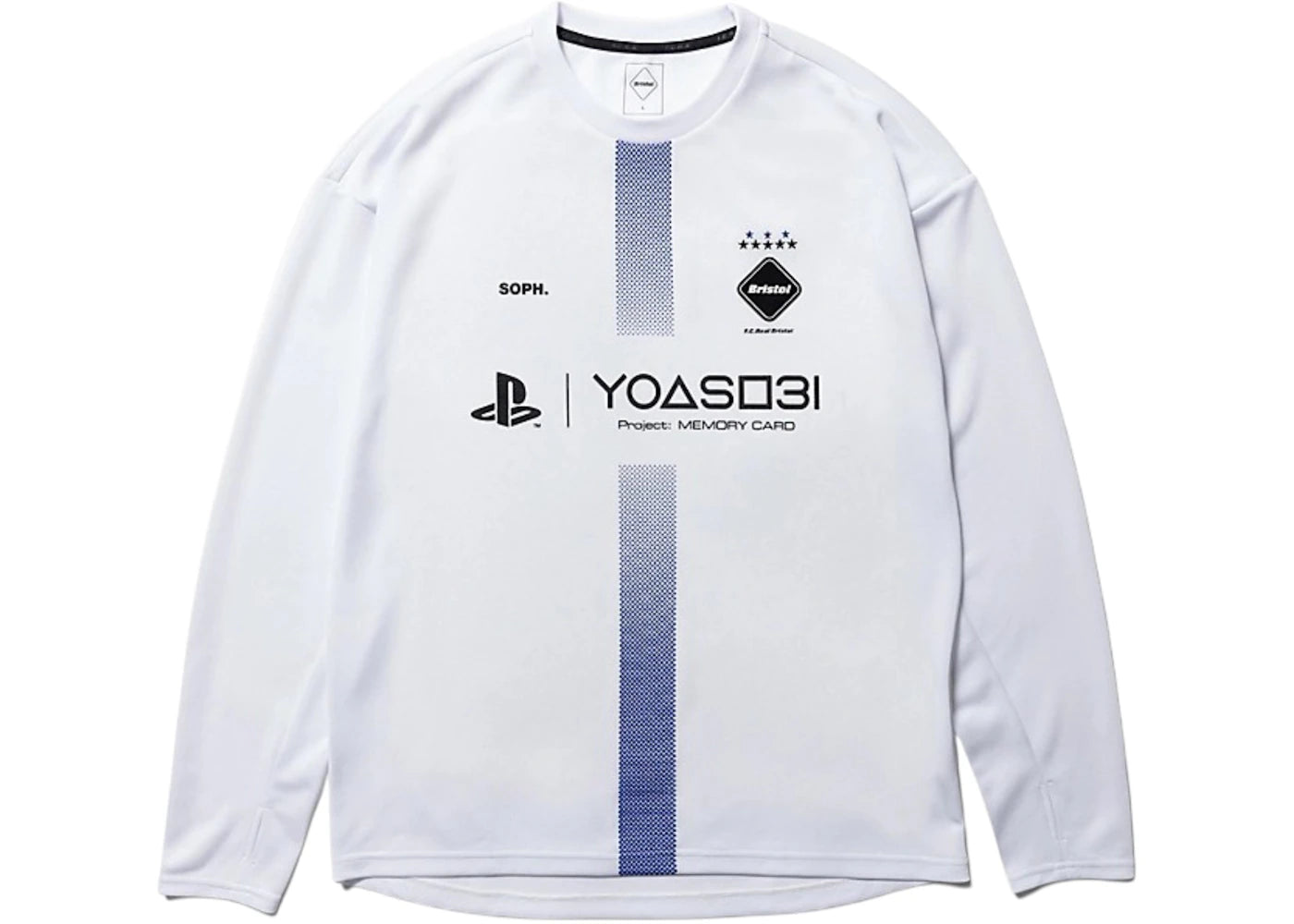 SOPH. x PlayStation x YOASOBI x F.C.R.B. Game Soccer Shirt White