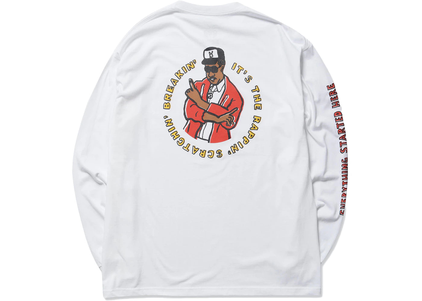 SOPHNET. x Wild Style Naijel Graphic L/S T-Shirt White