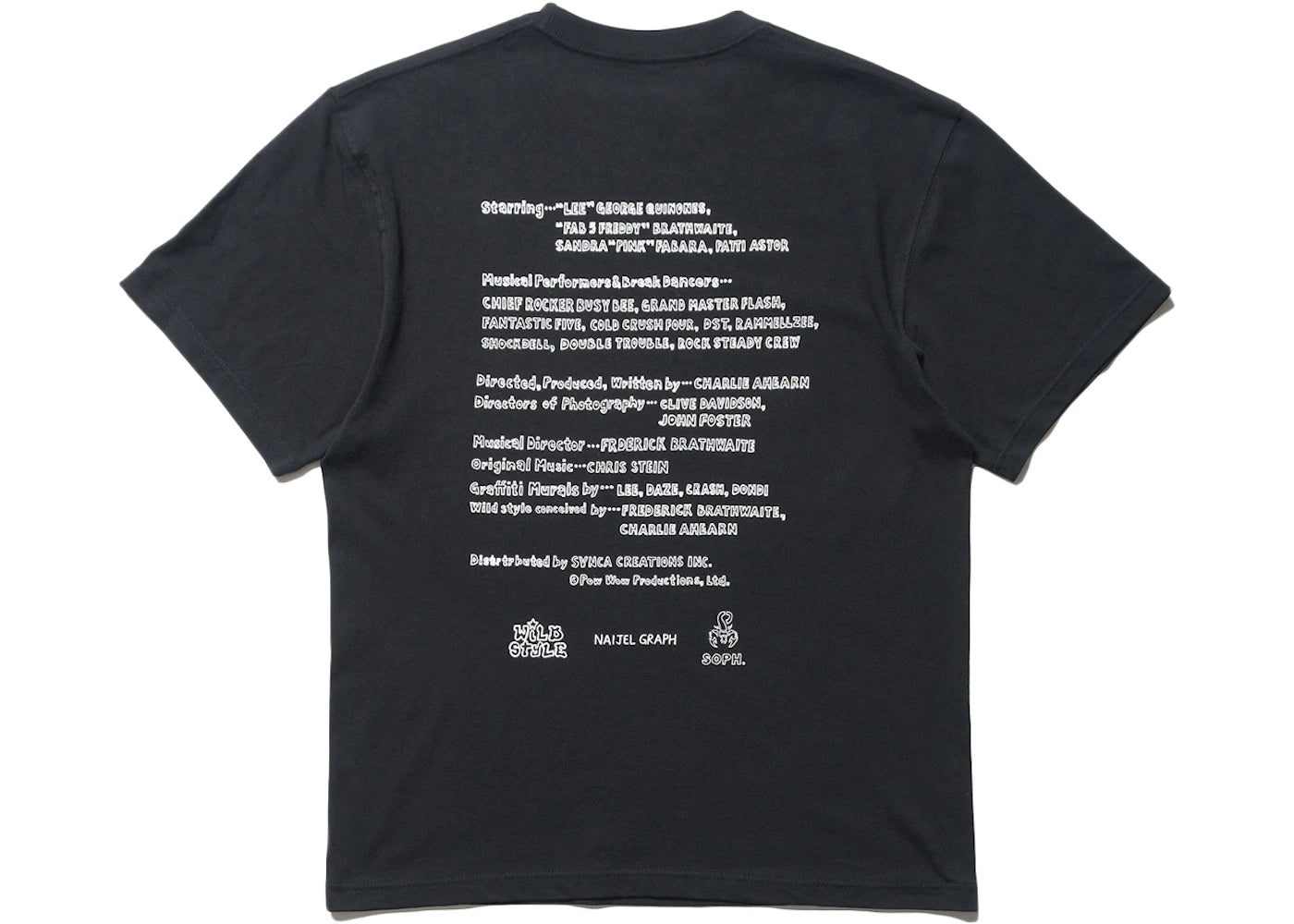 SOPHNET. x Wild Style Naijel Graphic T-Shirt Black