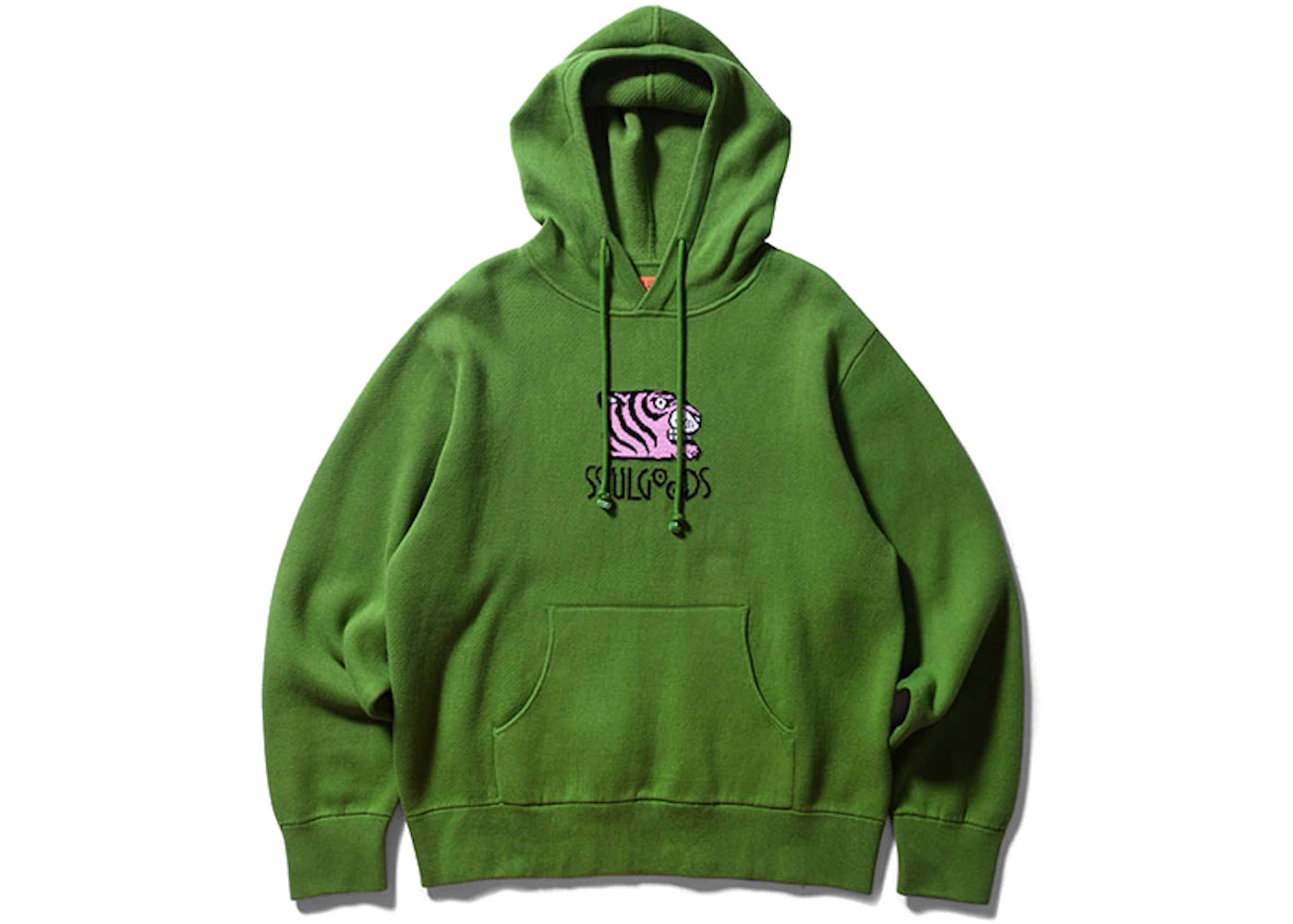 SOULGOODS Logo Knit Hoodie Green