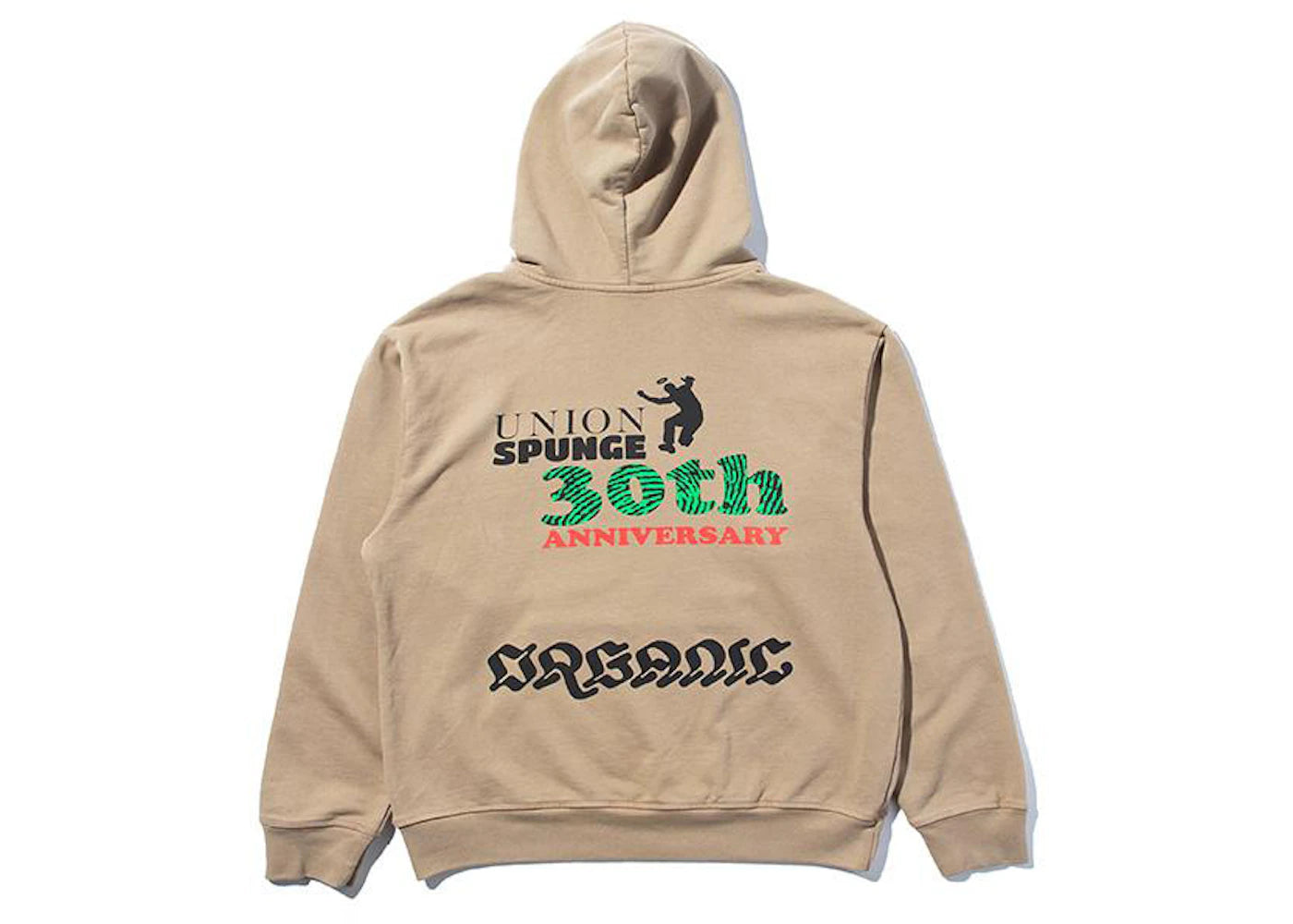 SPUNGE x Salehe Bembury x UNION 30th Anniversary Hoodie Tan