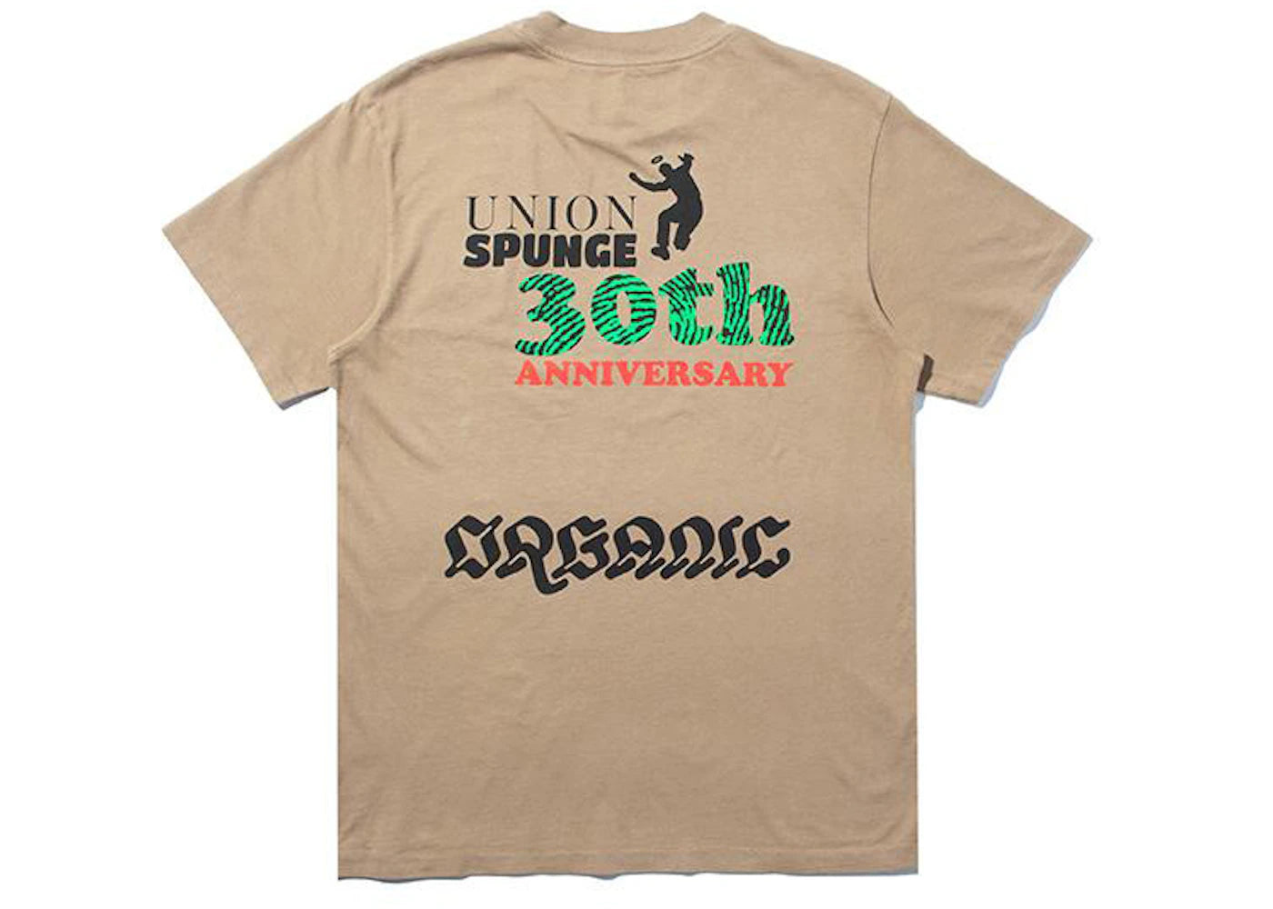 SPUNGE x Salehe Bembury x UNION 30th Anniversary Tee Tan