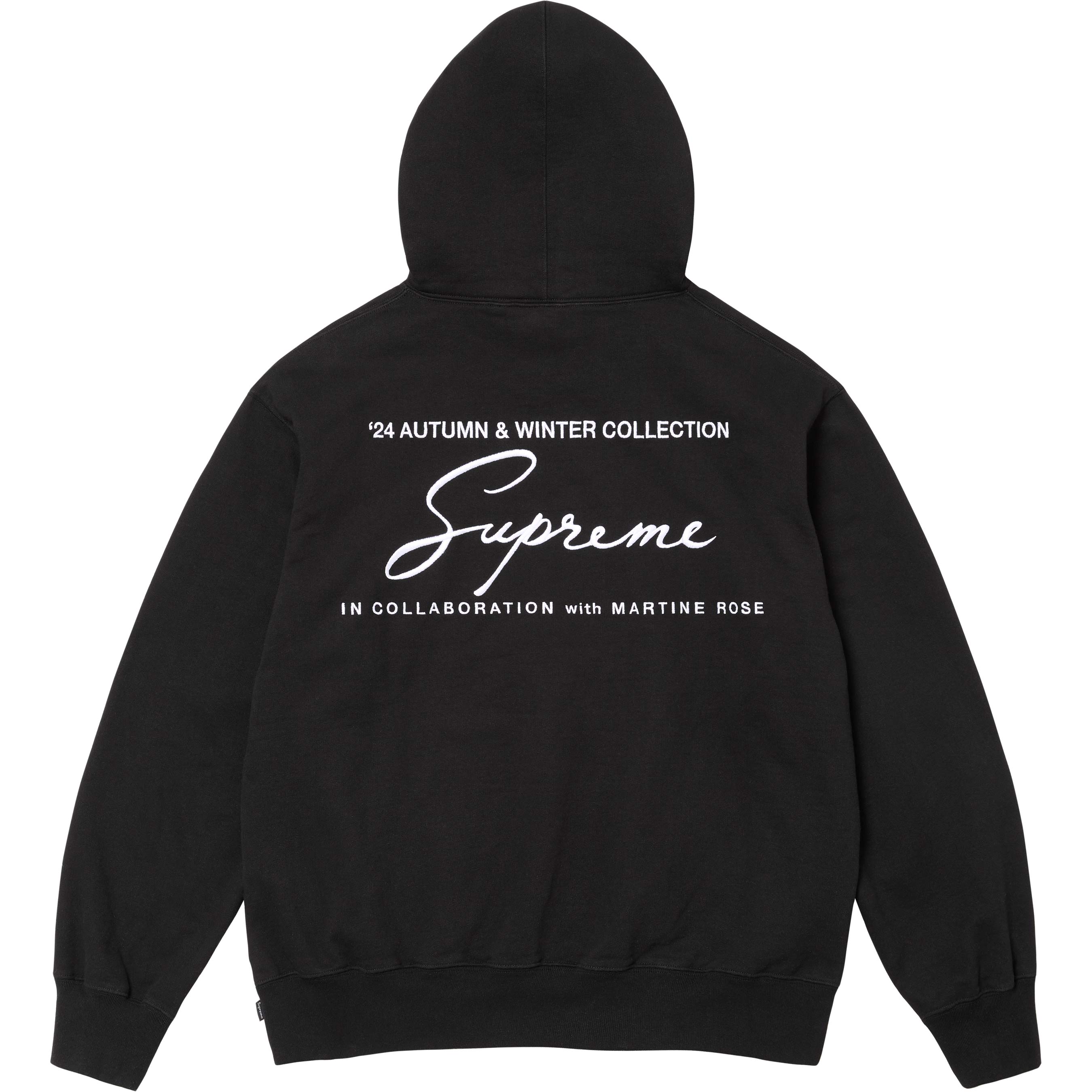 Supreme / Martine Rose Hooded Sweatshirt - Black