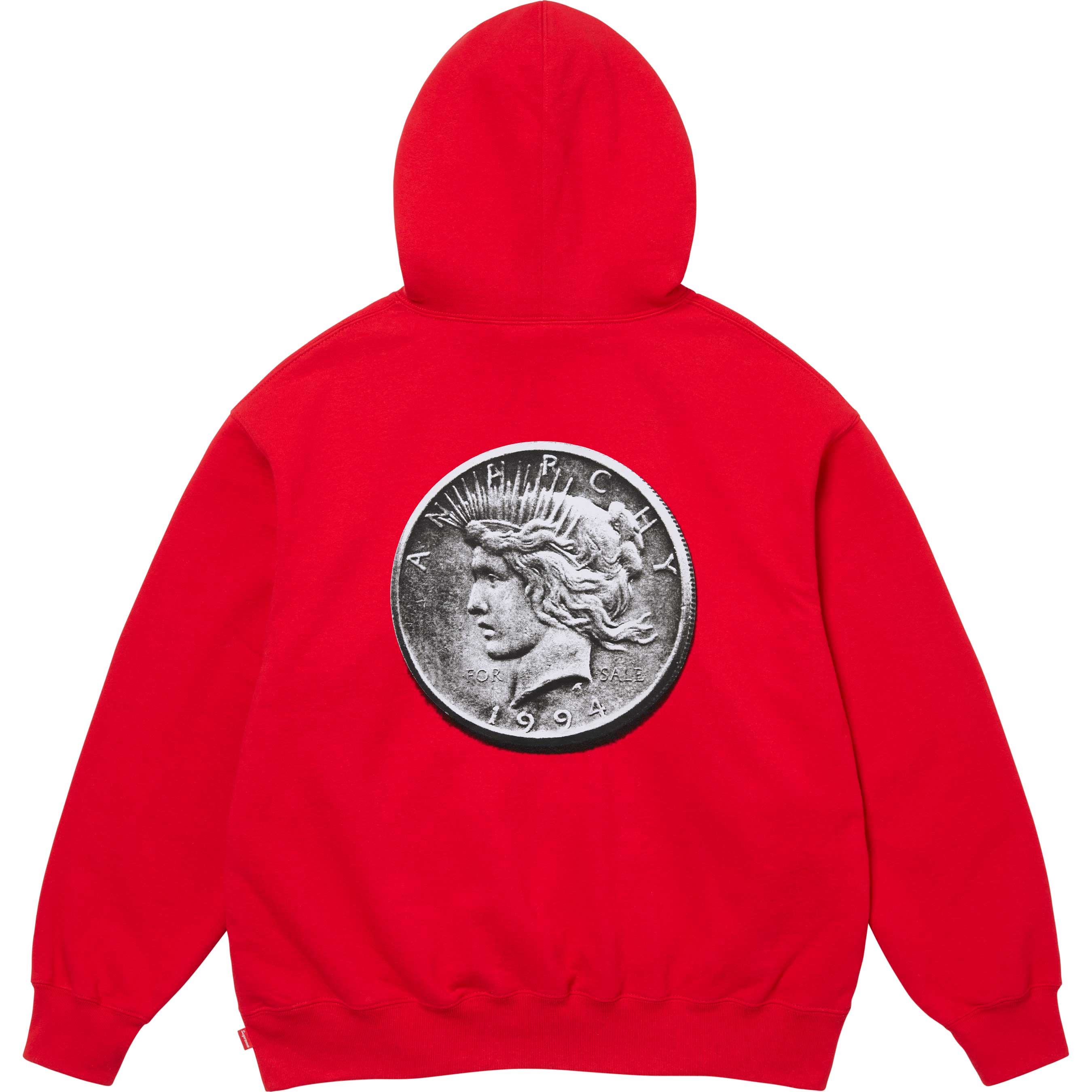 Supreme Anarchy Hooded Sweatshirt - Red