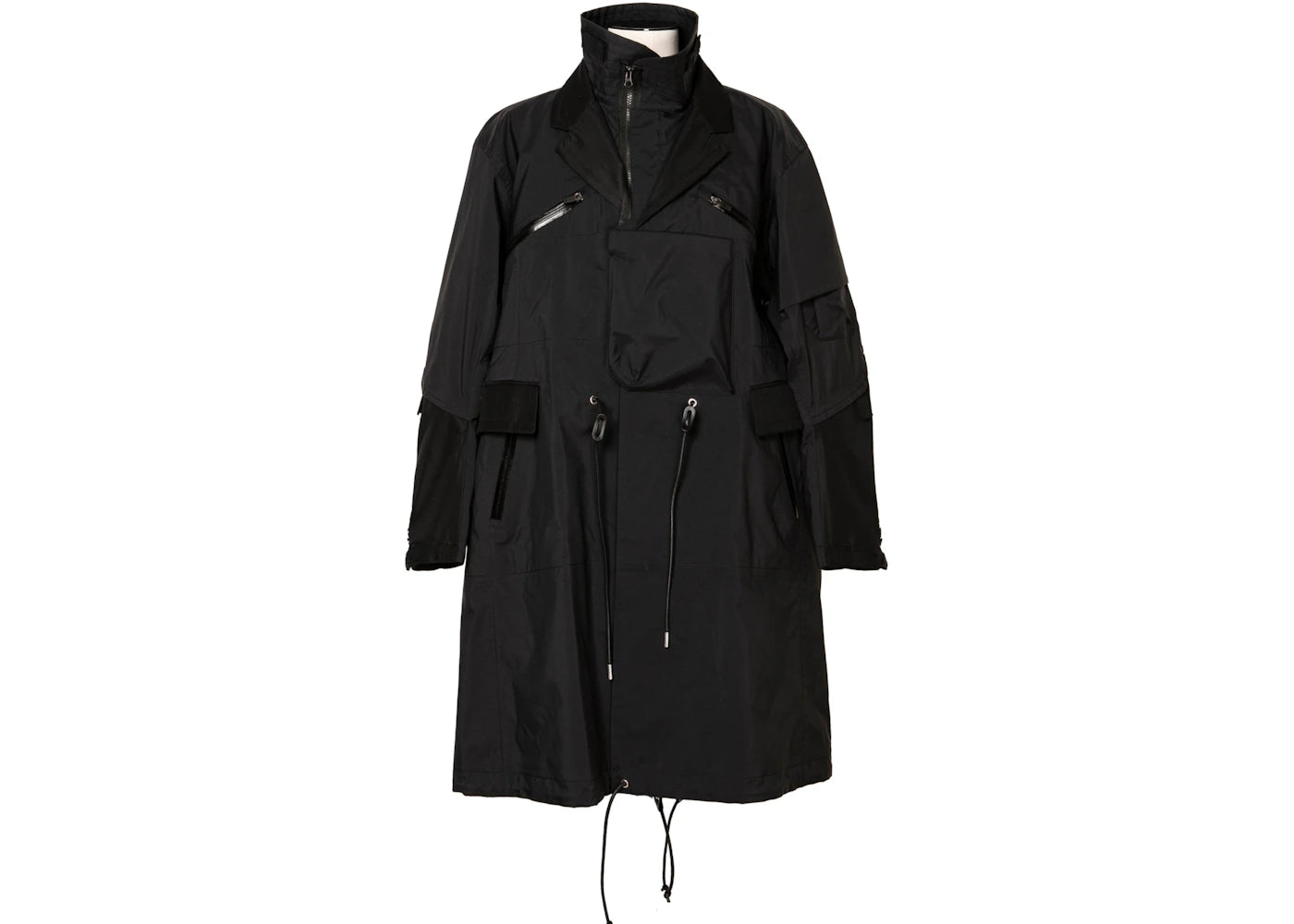 Sacai x Acronym Trench Coat Black