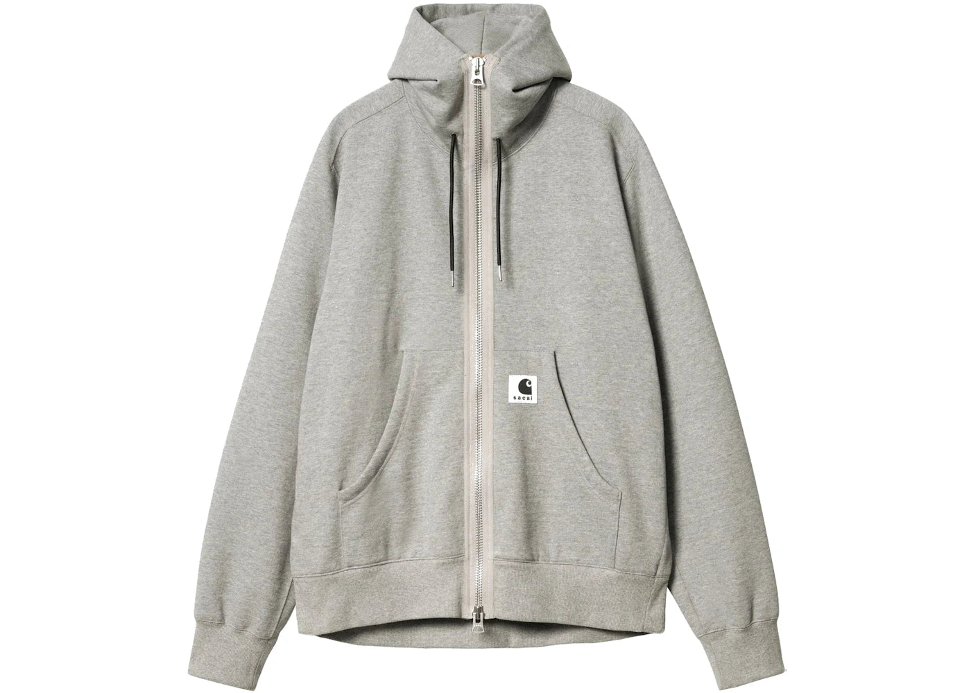 Sacai x Carhartt WIP Hoodie Light Grey