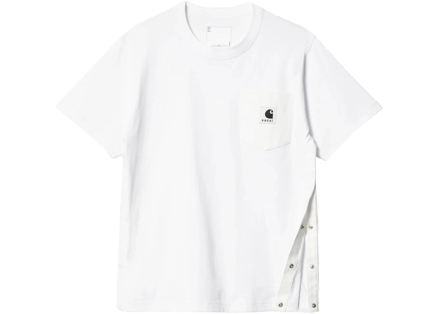 Sacai x Carhartt WIP T-Shirt White