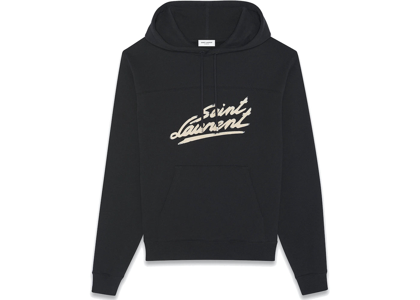 Saint Laurent 50s Signature Hoodie Black