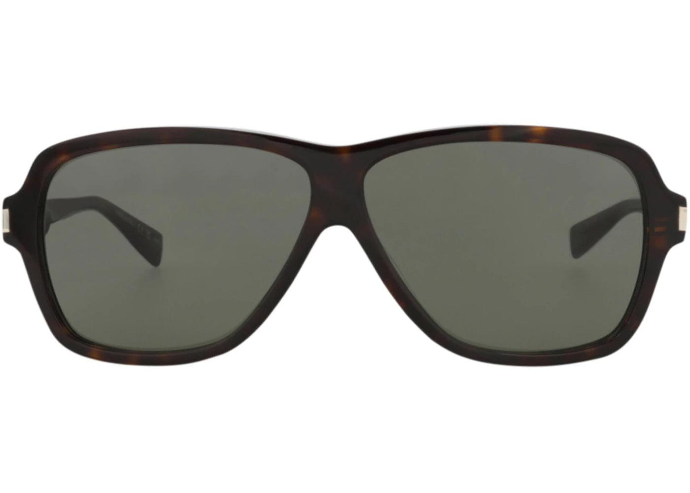 Saint Laurent Aviator-Frame Recycled Acetate Sunglasses Havana/Havana/Grey (SL609CAROL-30014608-002)
