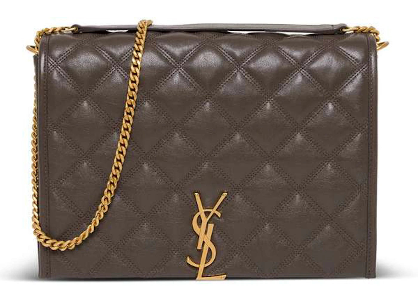 Saint Laurent Becky Chain Bag Gray