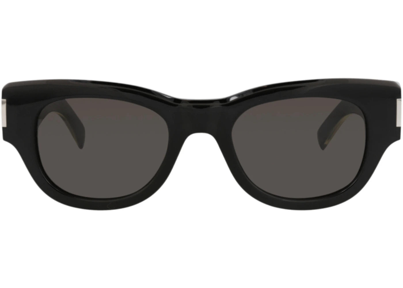 Saint Laurent Cat Eye-Frame Recycled Acetate Sunglasses BLACK CRYSTAL GREY (SL573-30014070-001)