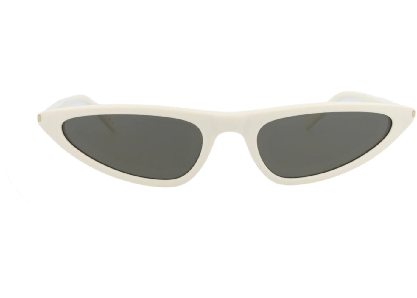 Saint Laurent Cat Eye-Frame Recycled Acetate Sunglasses White White Grey (SL703-30015705-003)