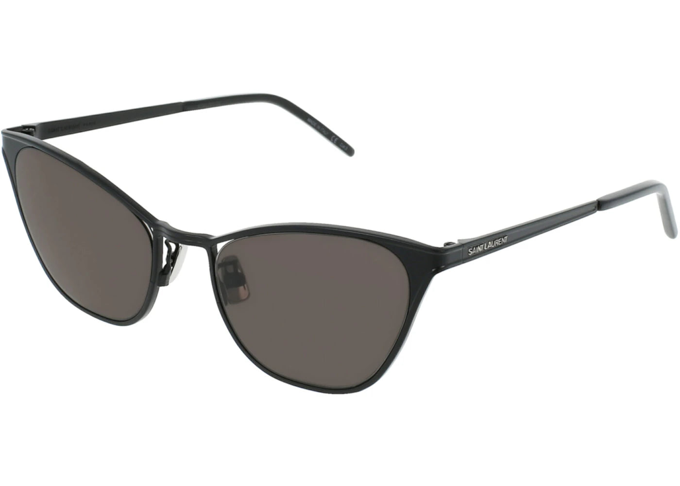 Saint Laurent Cat Eye Sunglasses Black/Black/Black (SL409-30009588-002)