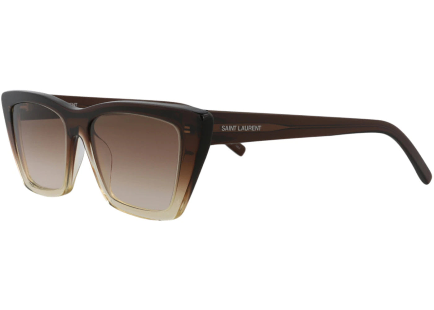 Saint Laurent Cat Eye Sunglasses Brown/Brown/Brown (SL276MICA-30006557-019)