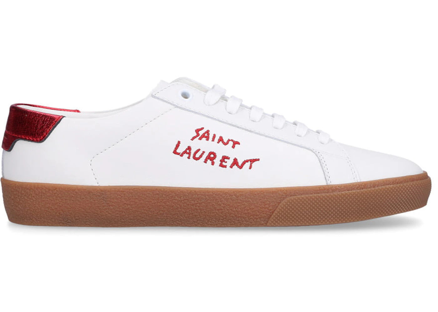 Saint Laurent Court Classic SL/06 Metallic Red