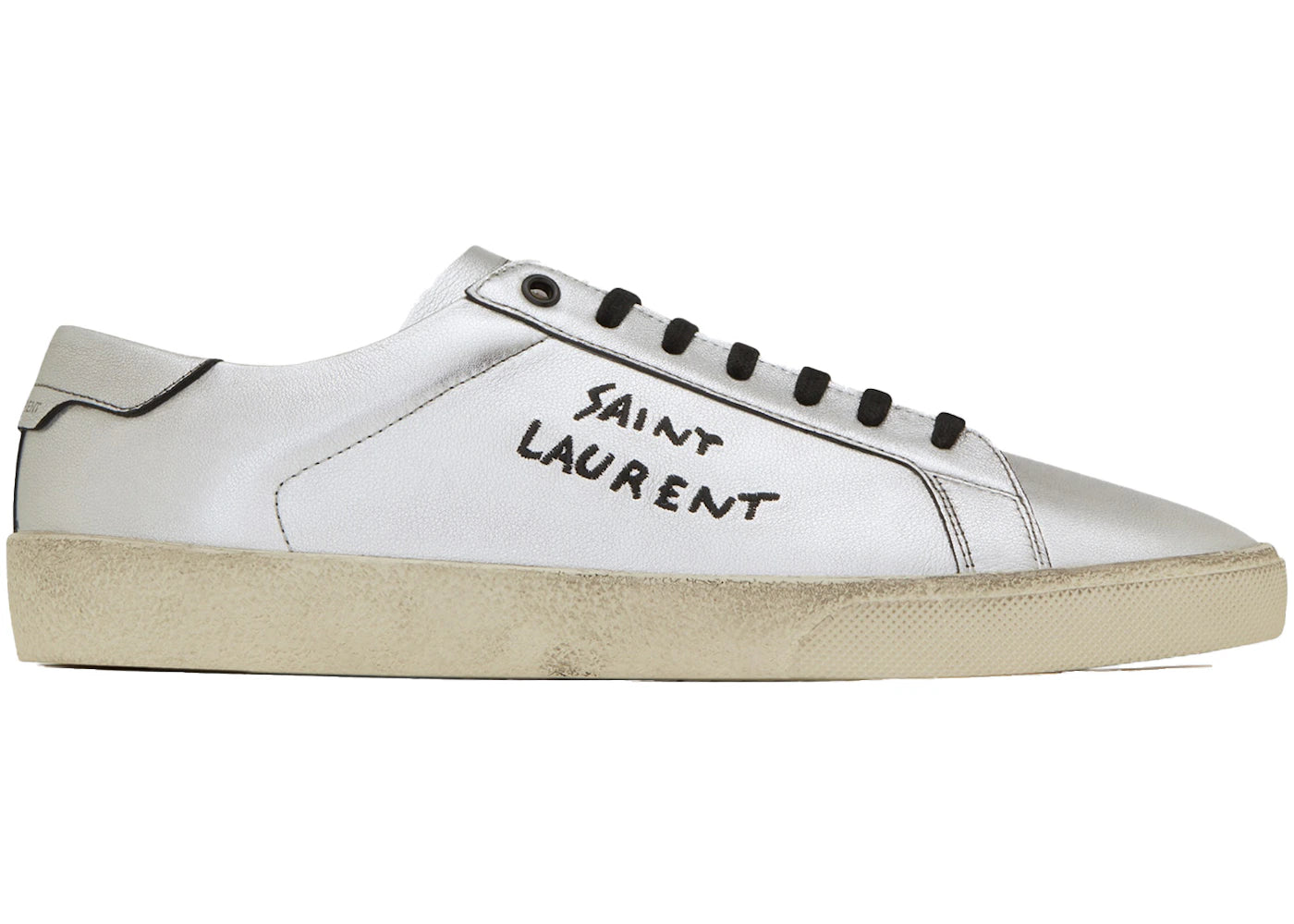 Saint Laurent Court Classic SL/06 Silver (Women's)