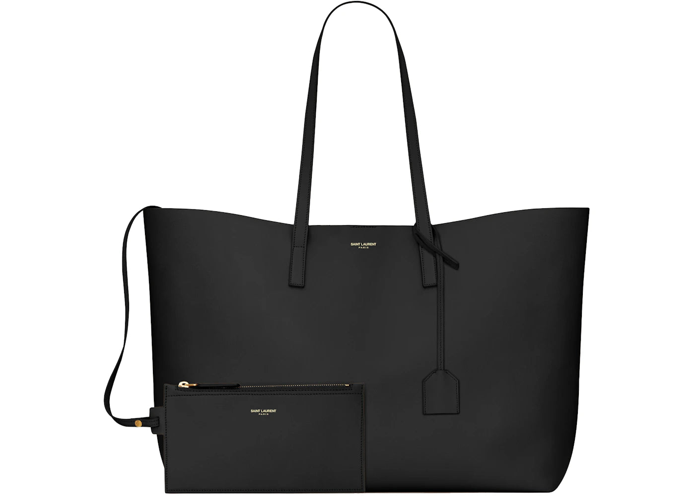 Saint Laurent E/W Shopping Bag Black