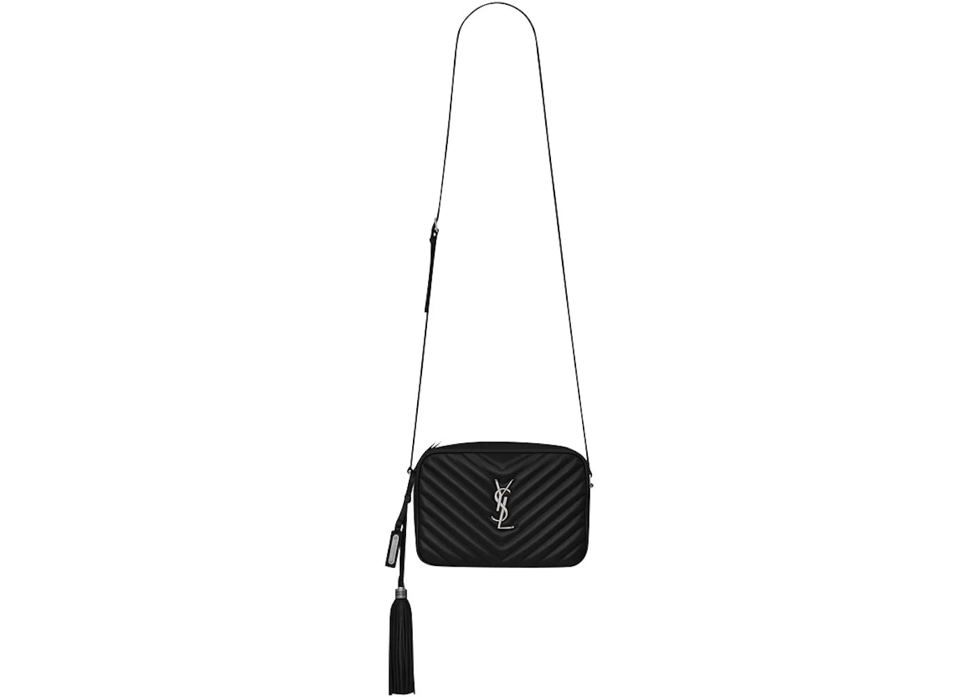 Saint Laurent Lou Camera Bag Crossbody Matelasse Leather Black