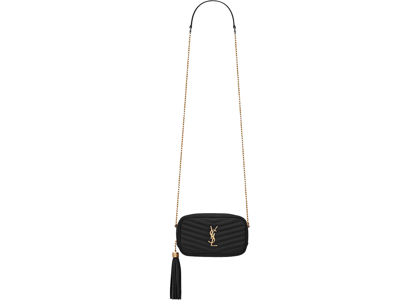 Saint Laurent Lou Crossbody Bag Mini Black