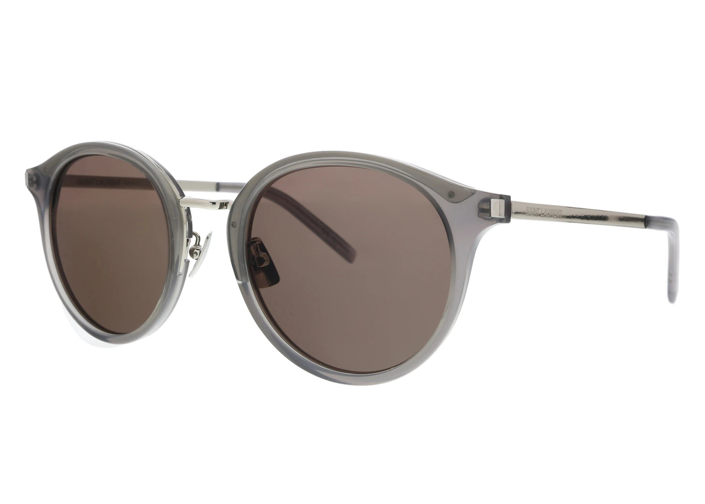 Saint Laurent Oval Sunglasses Silver (SL 57-005)