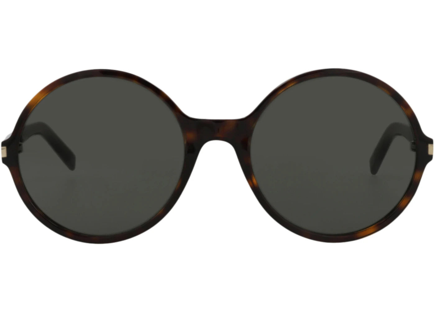 Saint Laurent Round-Frame Acetate Sunglasses Havana Havana Grey (SL450-30011068-002)