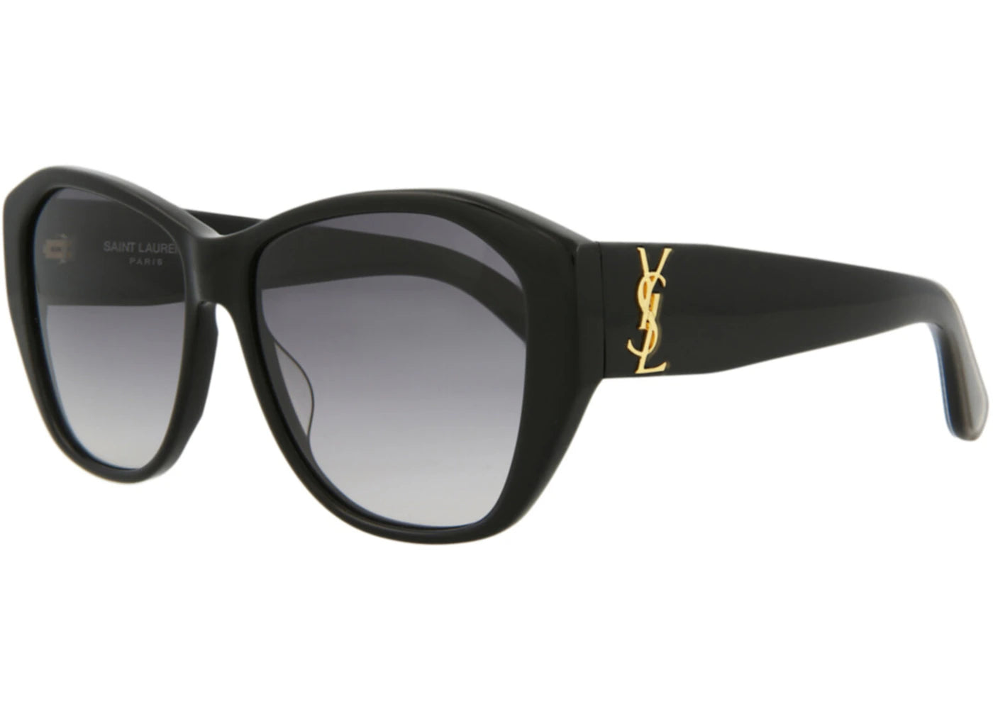 Saint Laurent Round Sunglasses Shiny Black (SLM8-30001589-001)