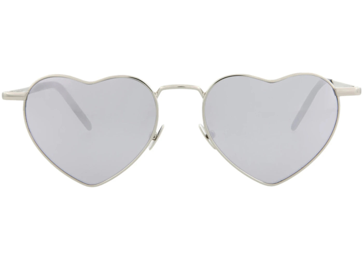 Saint Laurent SL 301 LouLou Metal-Frame Sunglasses Silver (SL301LOULO-30007818-003-00285)