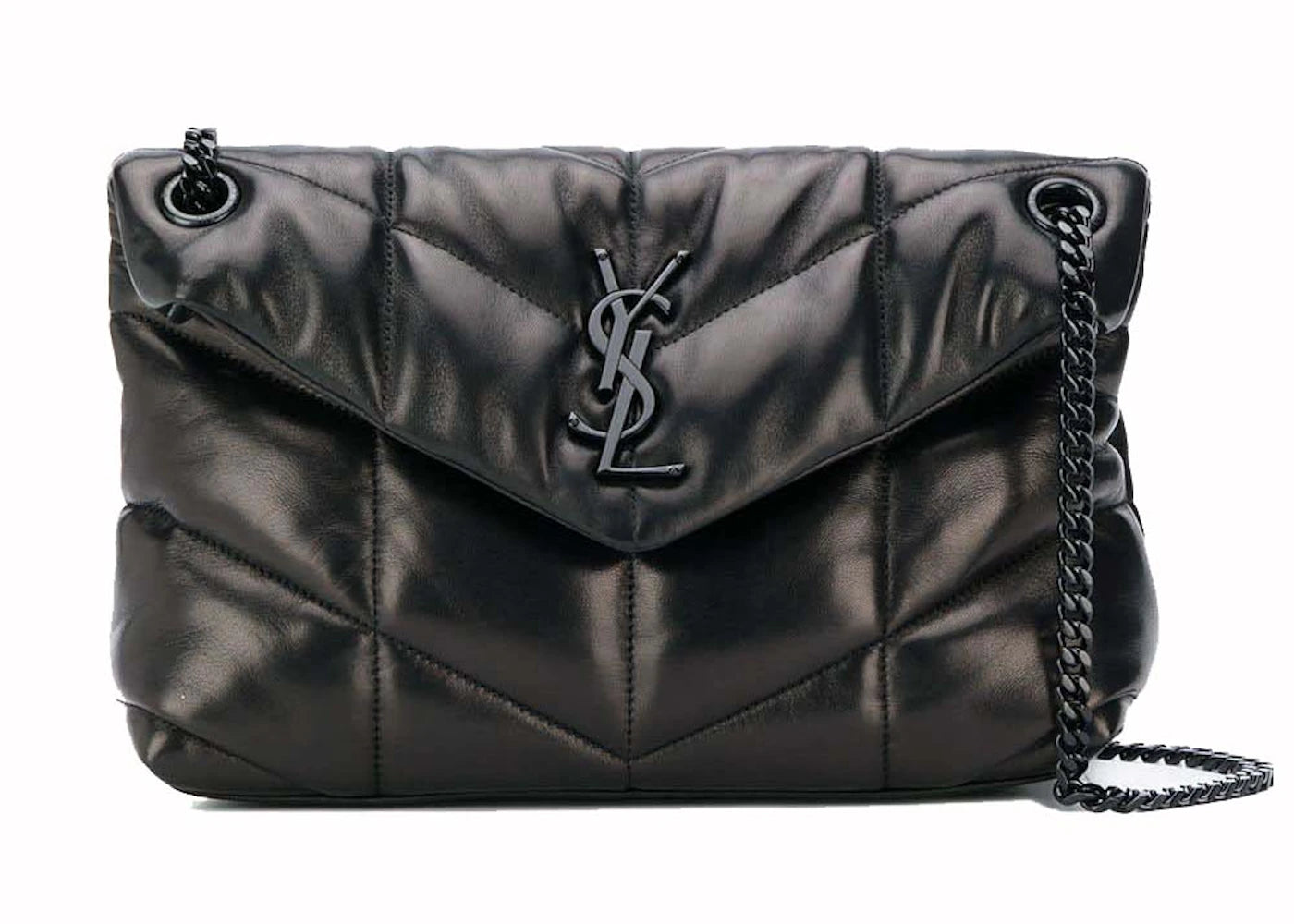 Saint Laurent Small Puffer Shoulder Bag Black