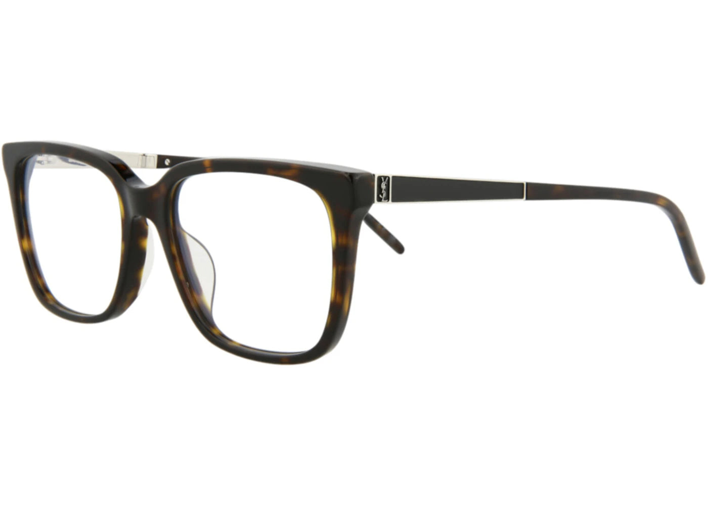 Saint Laurent Square Eyeglasses Havana/Havana/Transparent (SLM102-30013249-004)