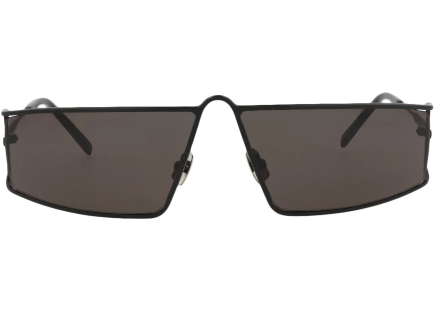Saint Laurent Square-Frame Metal Sunglasses Black Black Black (SL606-30014540-001)