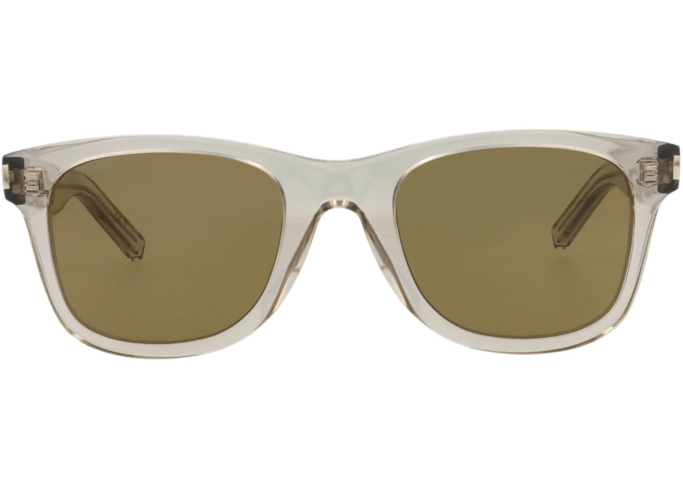 Saint Laurent Square-Frame Recycled Acetate Sunglasses Beige Beige Brown (SL51-30000167-080)