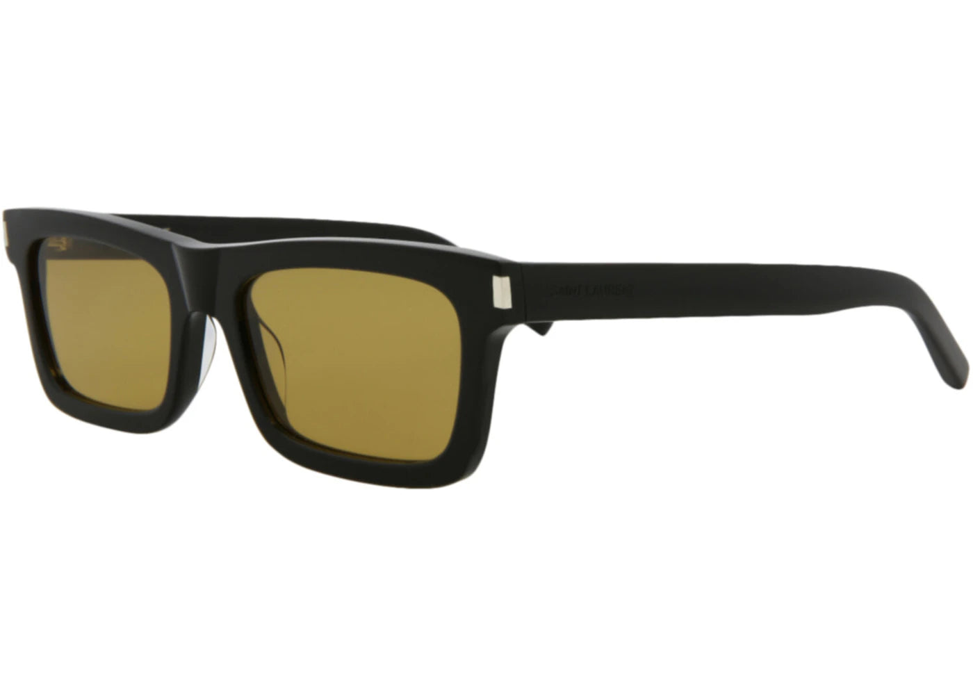 Saint Laurent Square Sunglasses Black/Black/Yellow (SL461BETTY-30011401-008)