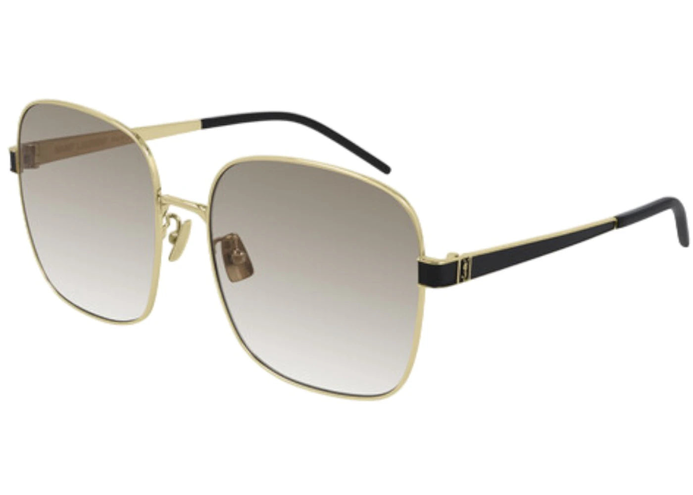 Saint Laurent Square Sunglasses Gold-Brown (SLM75-005-60)