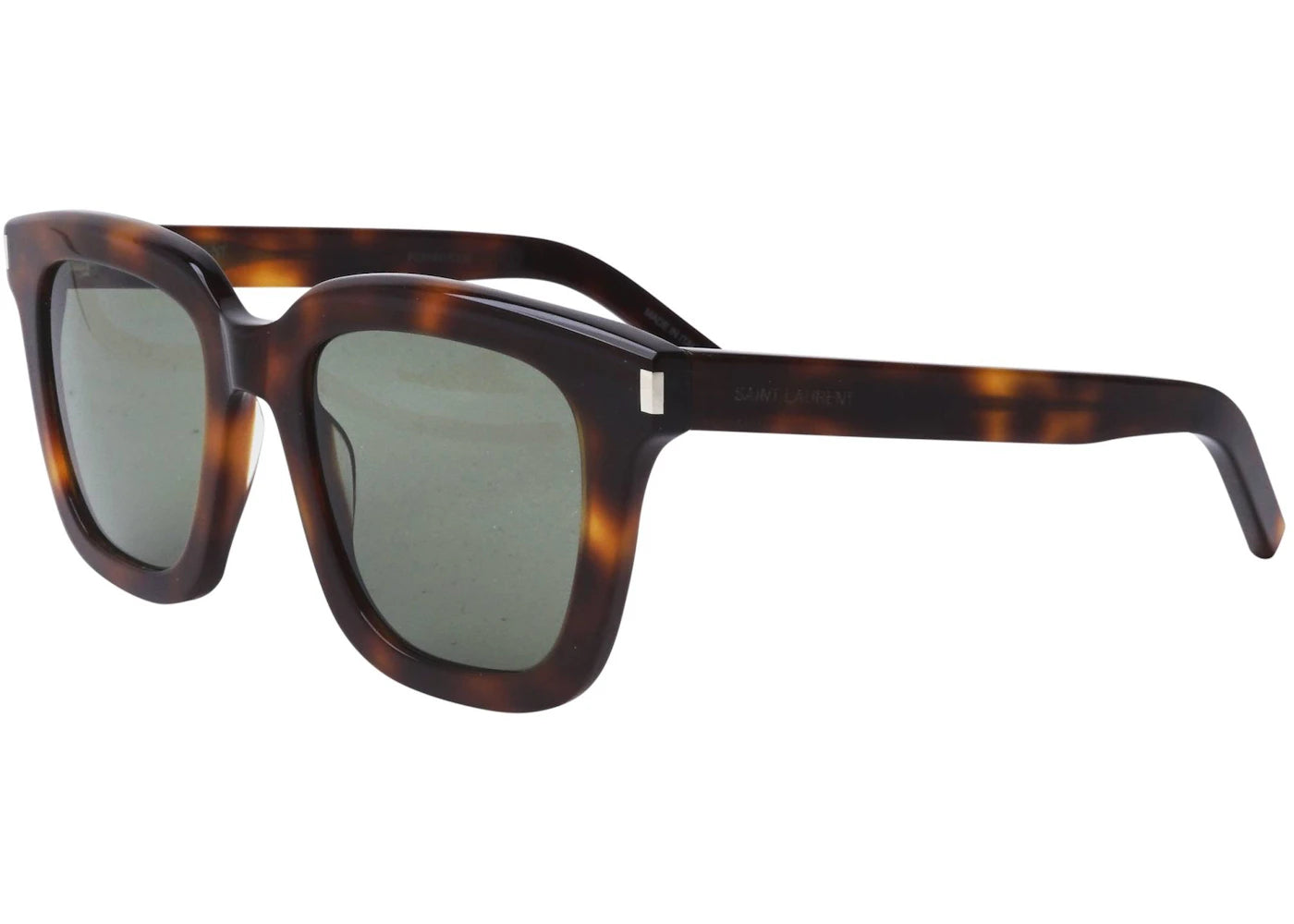 Saint Laurent Square Sunglasses Havana/Green (SL465-002-51)