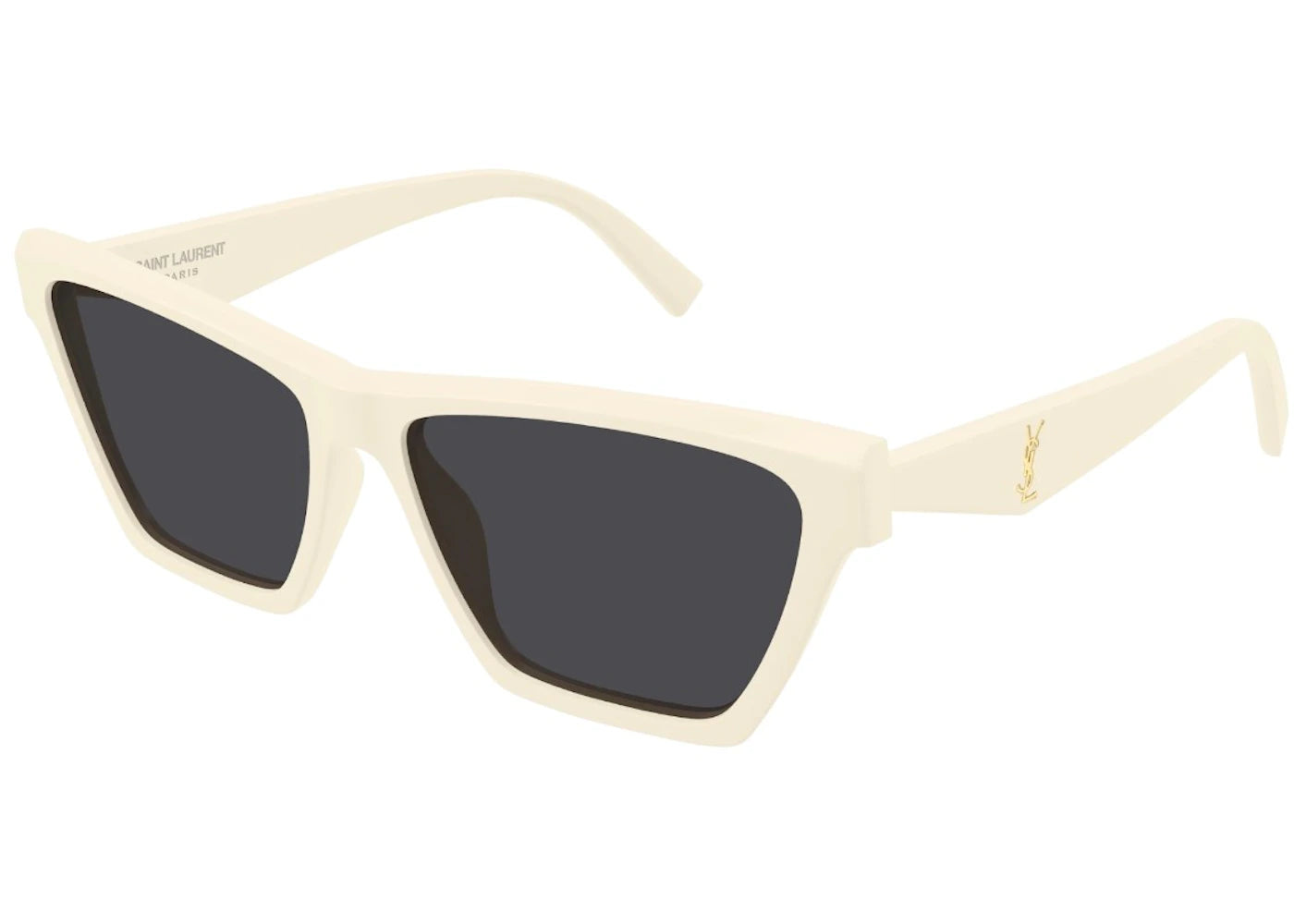 Saint Laurent Square Sunglasses Ivory-Black (SL-M103-007)