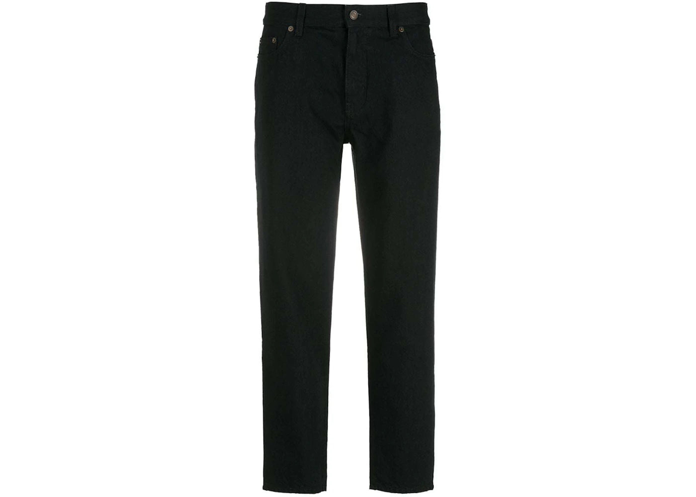 Saint Laurent Straight Leg Jeans Black